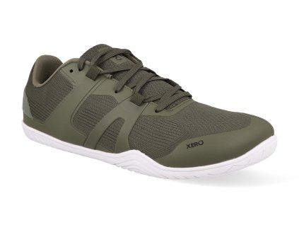 TSRM AMGN barefoot panske tenisky xero shoes 360 rally army green 1