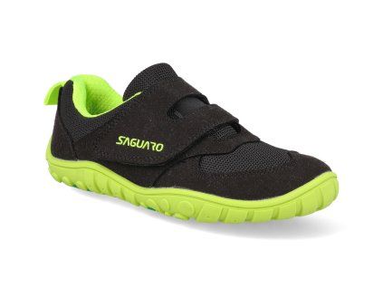 XZH0298BK barefoot detske tenisky saguaro kids cocoa cerne 1