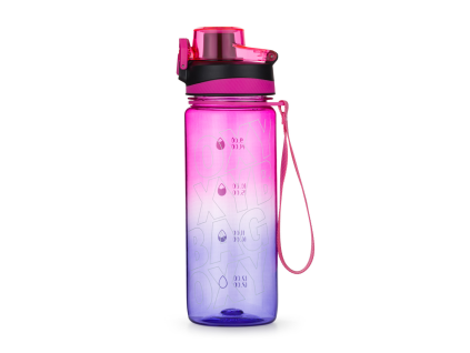 Láhev Oxybag OXY LiFE 800 ml Ombre Fuchsia fialovo-růžová