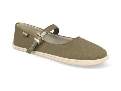 60947 C51377 barefoot damske tenisky mtng canver kaky 1