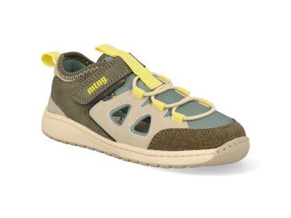 49048 C59421 barefoot detske boty mtng plity kaky lycra kaky 1