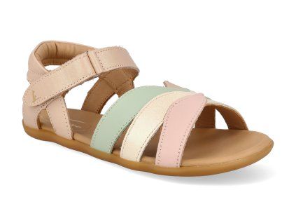 CB.PET1 4564 barefoot detske sandaly tip toey joey petal candy cream white dream mint 1