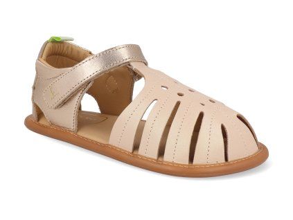 AE.TRO1 4247 barefoot detske sandaly tip toey joey tropically candy dream metalic salmon 1