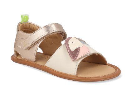 AE.TOU1 4560 barefoot detske sandaly tip toey joey toucan metalic salmon white dream sterling silver 1