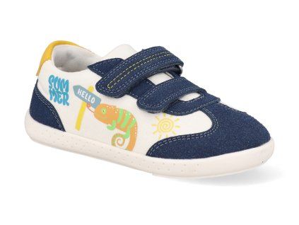 262340 B050 barefoot detske tenisky garvalin pique blanco 1