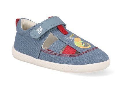 262343 A631 barefoot detske sandaly garvalin pique indigo 1