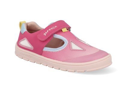 262503 B146 barefoot detske tenisky garvalin nobuck fucsia 1