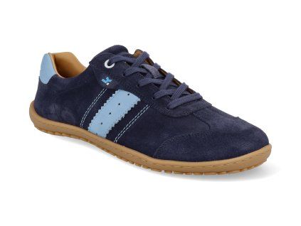 25L075.301 100 barefoot damske tenisky koel ila suede 3 0 navy 1