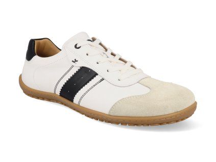 25X011.131 801 barefoot panske tenisky koel ilo napa suede 3 0 off white black 1