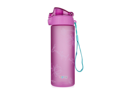 Láhev Oxybag OXY Click 600 ml Floral fialová