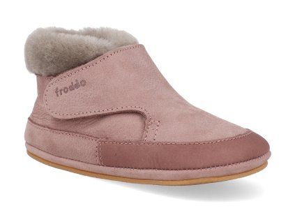 G1160004 5 barefoot zimni capacky froddo prewalkers furry dark pink 1