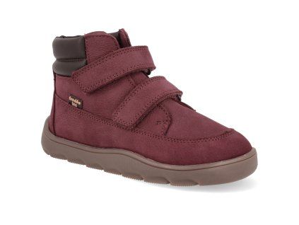 G2110150 9 barefoot detske kotnikove boty froddo zeru tex bordeaux 1