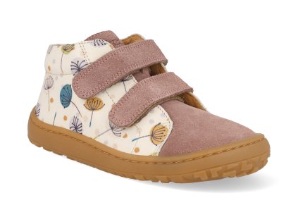 G2130369 33 barefoot detske kotnikove boty froddo first step white pink 1