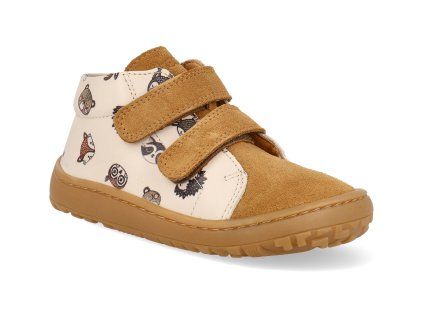 G2130369 34 barefoot detske kotnikove boty froddo first step cognac 5 1