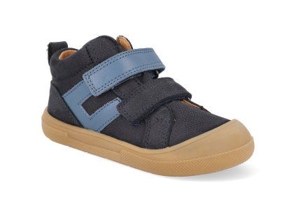 G2130380 barefoot detske kotnikove boty froddo maly laces dark blue 1
