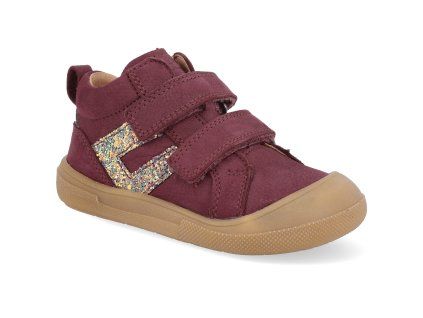 G2130380 4 barefoot detske kotnikove boty froddo maly laces bordeaux 1