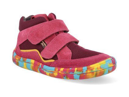G3110262 2 barefoot detske kotnikove boty froddo autumn tex fuxia 1