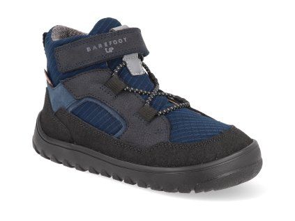 G3110288 T barefoot kotnikove boty froddo up path tex tl black blue 1