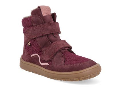G3160247 19 barefoot zimni boty froddo winter tex bordeaux 1