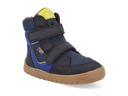 G3160262 barefoot zimni boty froddo up hill wool dark blue 1