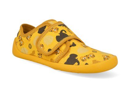 01398 10009 barefoot detske prezuvky affenzahn slipper cotton movy tiger 1