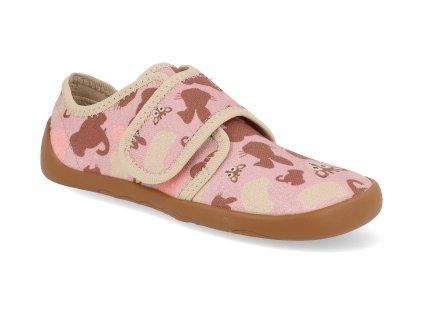 01398 40141 barefoot detske prezuvky affenzahn slipper cotton movy deer 2 1