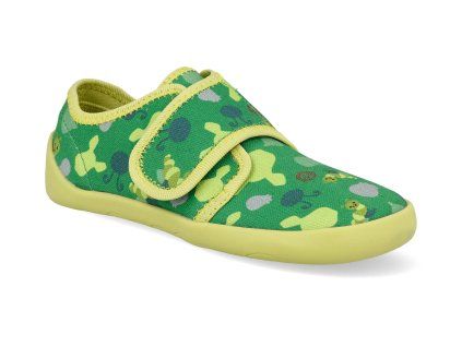 01398 20001 barefoot detske prezuvky affenzahn slipper cotton movy caterpillar 1