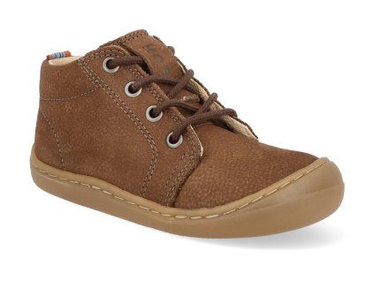 06M001.121 510 barefoot detske kotnikove boty koel ben m leather chocolate 1