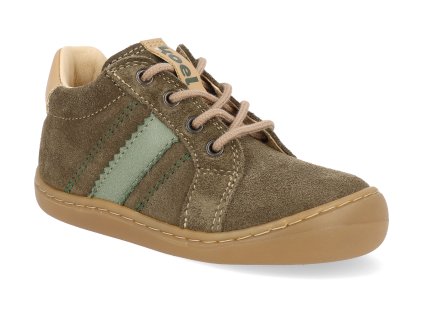06M031.301 350 barefoot detske kotnikove boty koel blake suede khaki 1