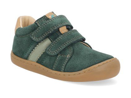 06M034.301 130 barefoot detske kotnikove boty koel byno suede turquoise 1