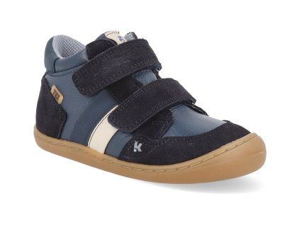 06T009.10K 100 barefoot detske kotnikove boty koel briva tex navy 1