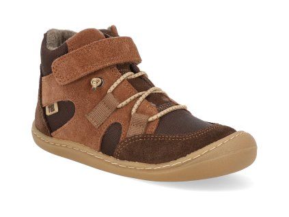06T011.505 510 barefoot detske zimni boty koel beau tex merino chocolate 1