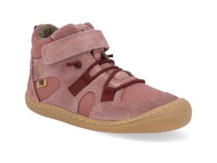 06T011.505 600 barefoot detske zimni boty koel beau tex merino old pink 2 1