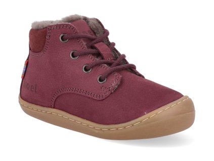 06W004.129 260 barefoot detske zimni boty koel bill lambswool bordo 1