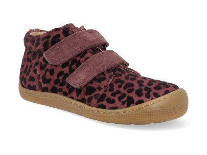 07M002.001 260 barefoot detske kotnikove boty koel don fantasy bordo 1