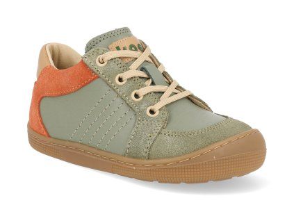 07M065.101 360 barefoot detske kotnikove boty koel dion leather olive 1