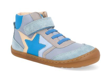 07M078.101 130 barefoot detske kotnikove boty koel daro leather turquoise 1