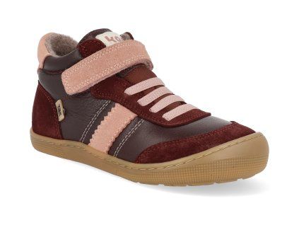 07T055.303 260 barefoot detske zimni boty koel daniel 3 0 tex wool felt bordo 1
