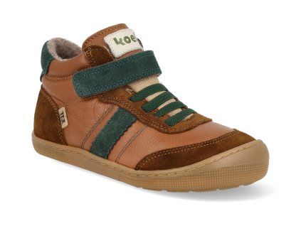 07T055.303 550 barefoot detske zimni boty koel daniel 3 0 tex wool felt cognac 1