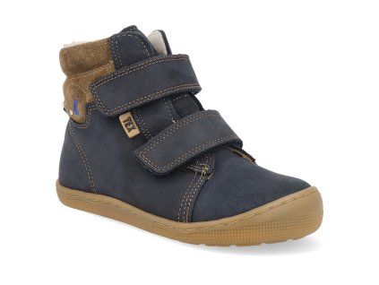 07T061.232 100 barefoot detske zimni boty koel dean 3 0 wp wool navy 1