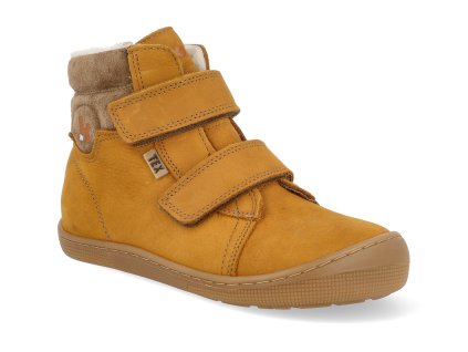 07T061.232 550 barefoot detske zimni boty koel dean 3 0 wp wool cognac 1