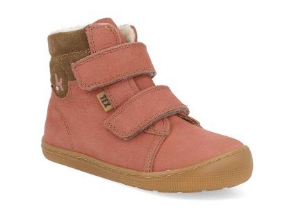 07T061.232 600 barefoot detske zimni boty koel dean 3 0 wp wool old pink 1