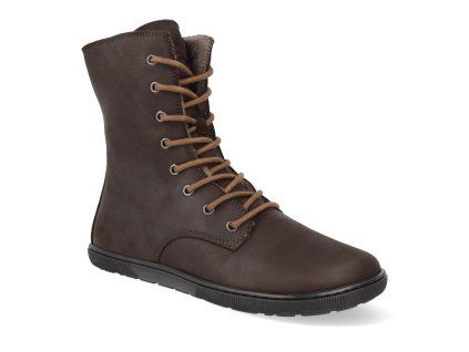 08L008.237 500 barefoot zimni boty koel faro lambswool brown 1