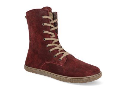 08L008.357 260 barefoot zimni boty koel faro cloud wool bordo 1