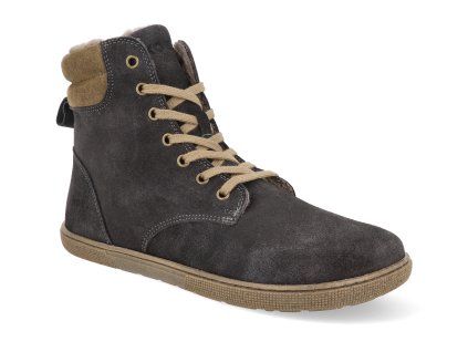 08L016.357 400 barefoot zimni boty koel florence cloud wool dark grey 1