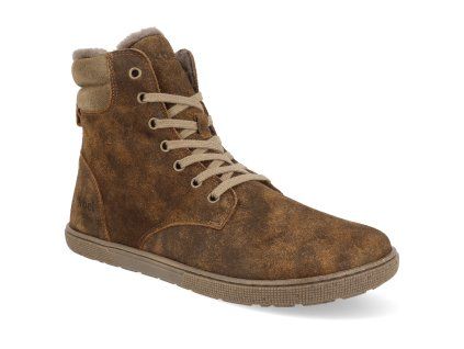 08L016.357 550 barefoot zimni boty koel florence cloud wool cognac 1