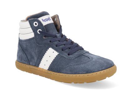 08M057.303 100 barefoot zimni boty koel drew felt wool navy 1
