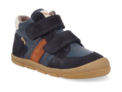 15T008.123 100 barefoot detske zimni boty koel kabriel 3 0 tex woolfelt navy 1