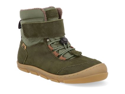 15T011.232 300 barefoot detske zimni boty koel kulla wool tex green 1