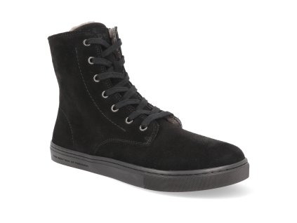 33L007.307 000 barefoot damske zimni boty koel hesira suede black 1
